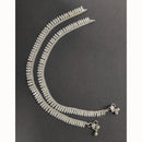 Manisha Jewellery Classic Silver Plated Traditional Payal with Engraved Design for Women & Girls