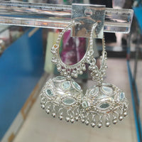 Manisha Jewellery Designer Oxidised Mirror Jhumki Earrings For Navratri And Garba Night