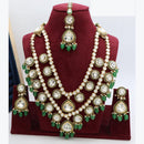 Manisha Jewellery Beautiful Kundan And Beads Long Necklace set