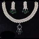 Manisha Jewellery Radiant American Diamond Necklace Set For Special Occassions