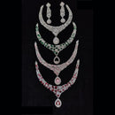 Manisha Jewellery Radiant American Diamond Necklace Set For Special Occassions