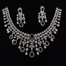 Manisha Jewellery Radiant American Diamond Necklace Set For Special Occassions
