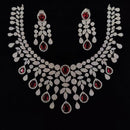 Manisha Jewellery Radiant American Diamond Necklace Set For Special Occassions