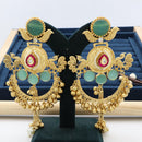 Manisha Jewellery Festive Wear Antique Finish Brass Earrings with Ghungroo Work