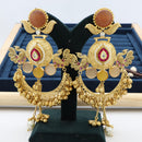 Manisha Jewellery Festive Wear Antique Finish Brass Earrings with Ghungroo Work