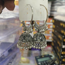 Manisha Jewellery Designer Oxidised Jhumki Earrings For Navratri And Garba Night
