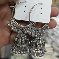 Manisha Jewellery Designer Oxidised Jhumki Earrings For Navratri And Garba Night