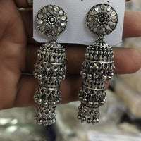 Manisha Jewellery Designer Oxidised Jhumki Earrings For Navratri And Garba Night