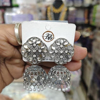 Manisha Jewellery Designer Oxidised Jhumki Earrings For Navratri And Garba Night