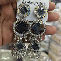Manisha Jewellery Designer Oxidised Jhumki Earrings For Navratri And Garba Night