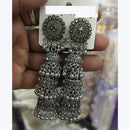 Manisha Jewellery Designer Oxidised Jhumki Earrings For Navratri And Garba Night