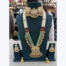 Manisha Jewellery Traditional Designer Kundan & Pearl Double Necklace Set