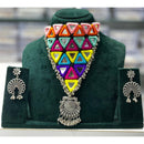 Manisha Jewellery Navratri Special Oxidised Choker Necklace Set with Matching Earrings