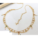 Manisha Jewellery Traditional Pota Stone and Pearl Drops Antique Kamarband