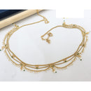 Manisha Jewellery Traditional Pota Stone and Pearl Drops Antique Kamarband