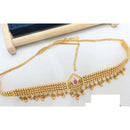 Manisha Jewellery Traditional Pota Stone and Pearl Drops Antique Kamarband