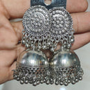 Manisha Ethnic Charm Oxidised Plated Jhumki Earrings