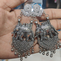 Manisha Jewellery Ethnic Oxidised Plated Dangler Earrings