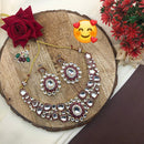 Manisha Jewellery Elegant Spark Kundan And Meenakari Necklace Set