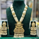 Manisha Jewellery Elegance Pota Stone Pearl And Beads Necklace Set