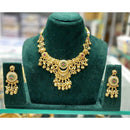 Manisha Jewellery Urban Ethnic Pota Stone And Pearl Necklace Set