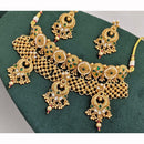 Manisha Jewellery Royal Sparkle Pota Kundan And Pearl Necklace Set