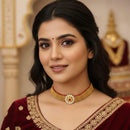 Manisha Jewellery Elegant Pota And Austrian Stone Designer Choker Necklace