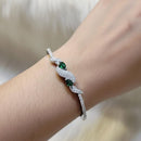 Manisha Jewellery Royal Crystal And Austrian Stone Embellished Bracelet