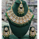 Manisha Jewellery Regal Aura Crystal Stone And Pearl Necklace Set