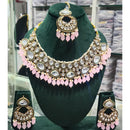 Manisha Jewellery Regal Aura Kundan Stone And Pearl Necklace Set