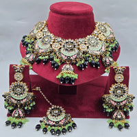 Manisha Jewellery Designer Kundan Stone And Meenakari Choker Necklace Set