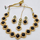 Manisha Jewellery Royal Austrian And Pota Stone Necklace Set