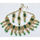 Manisha Jewellery Royal Austrian And Pota Stone Beads Necklace Set