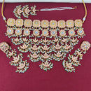 Manisha Jewellery Royal Pota Stone And Pearl Choker Necklace Set