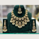 Manisha Jewellery Royal Polki Kundan Stone And Beads Necklace Set