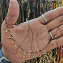 Manisha Jewellery Minimalist Stylish Crystal Stone Black Beads Mangalsutra 