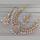 Manisha Jewellery Glam Pota Stone Pearl And Beads Designer Necklace Set