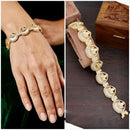 Manisha Jewellery Premium Polki Kundan Austrian Stone Adjustable Bracelet