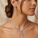 Manisha Jewellery Royal Look American Daimond Necklace Set