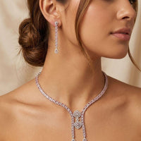 Manisha Jewellery Royal Look American Daimond Necklace Set