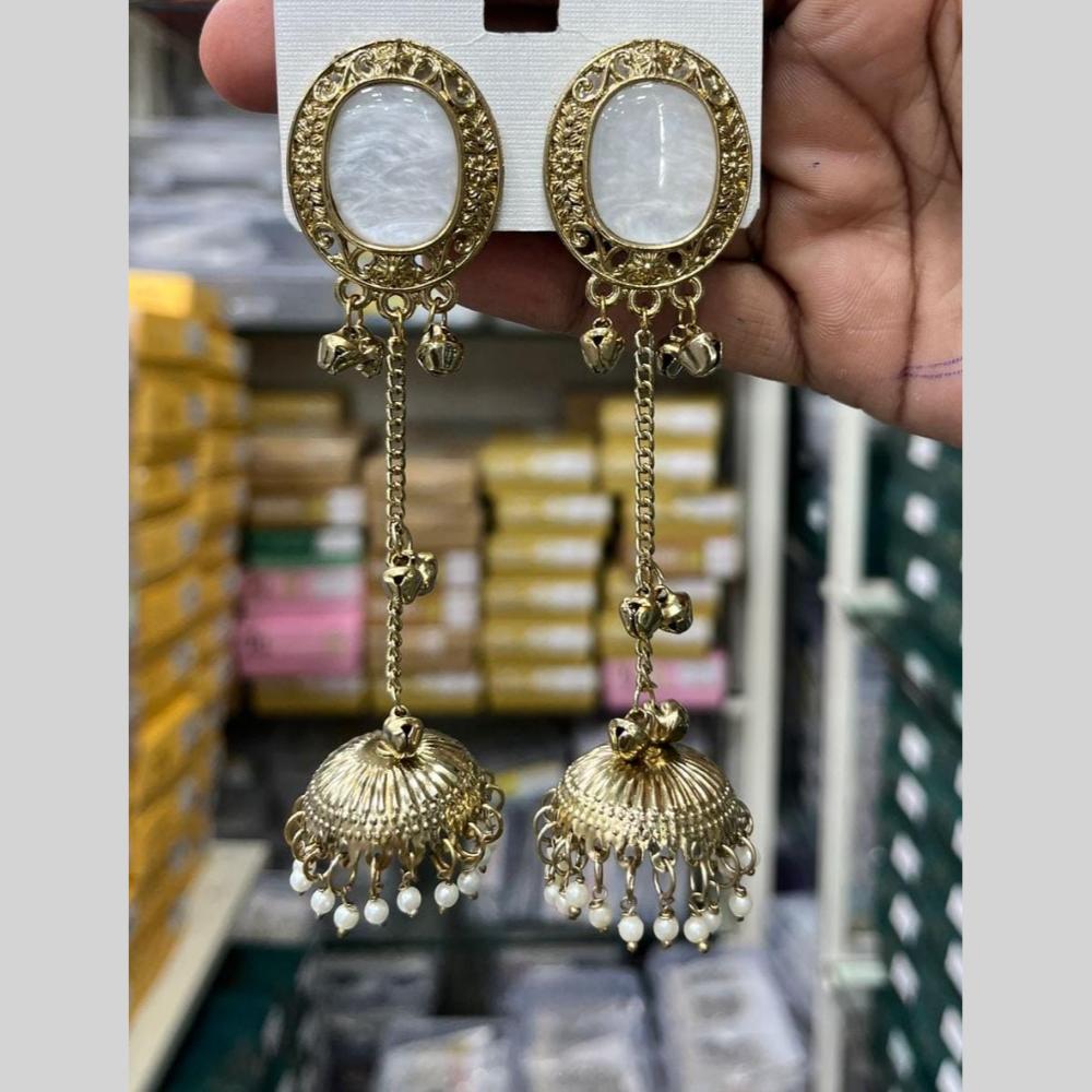 Manisha Jewellery Grand Ghungroo Jhumki Earrings