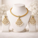 Manisha Jewellery Trendy Pota Stone And Beads Necklace Set
