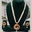 Manisha Jewellery Trendy Pota Stone  Pearl Long Necklace Set