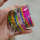 Manisha Jewellery Ethnic Raindrop Glass Bangles Set