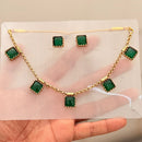 Manisha Jewellery Royal Pota Stone Necklace Set