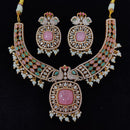 Manisha Jewellery Royal Pota Stone And Pearl Necklace Set