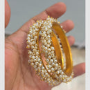 Manisha Jewellery Gold Plated Pearl Bangles Set