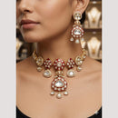 Manisha Jewellery Premium Polki Kundan Stone Choker Necklace Set
