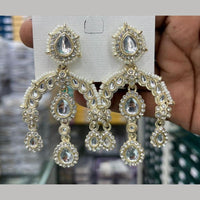 Manisha Jewellery Designer Kundan Stone And Pearl Danglers Earrings
