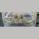 Manisha Jewellery Designer Kundan Stone And Pearl Kan Chain Jhumki Earrings